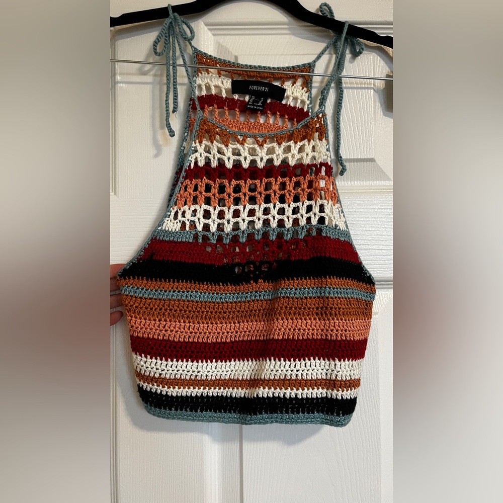 Crotchet top size m forever 21